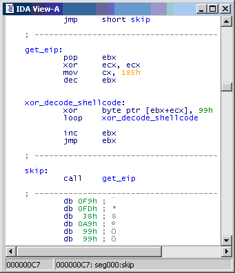 Shellcode found within an exploit’s EMR_COLORMATCHTOTARGETW record.