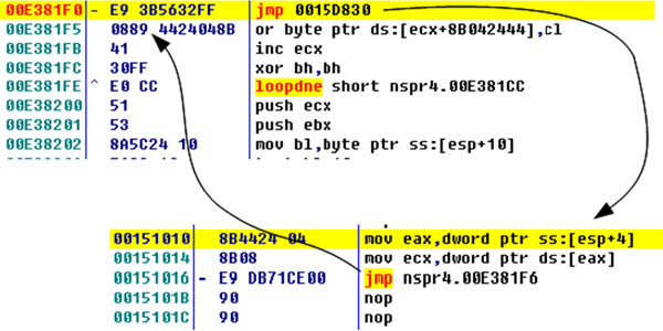 Inline hooking of nspr4.PR_Connect.