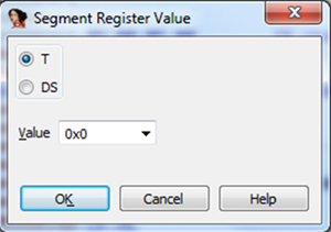 Virtual segment register T value definition – it should reflect the T bit of the processor state register (CPSR).